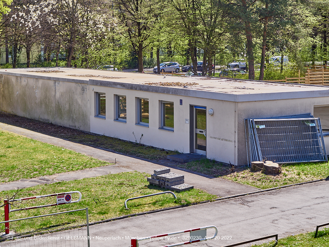 20.04.2022 - Baustelle am Haus für Kinder in Neuperlach